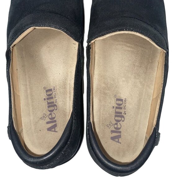 Alegria Keli PRO Black Mosaic slip resistant clog slip on shoe women's 38 - Picture 7 of 13